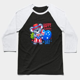 Happy Australia Day Baseball T-Shirt